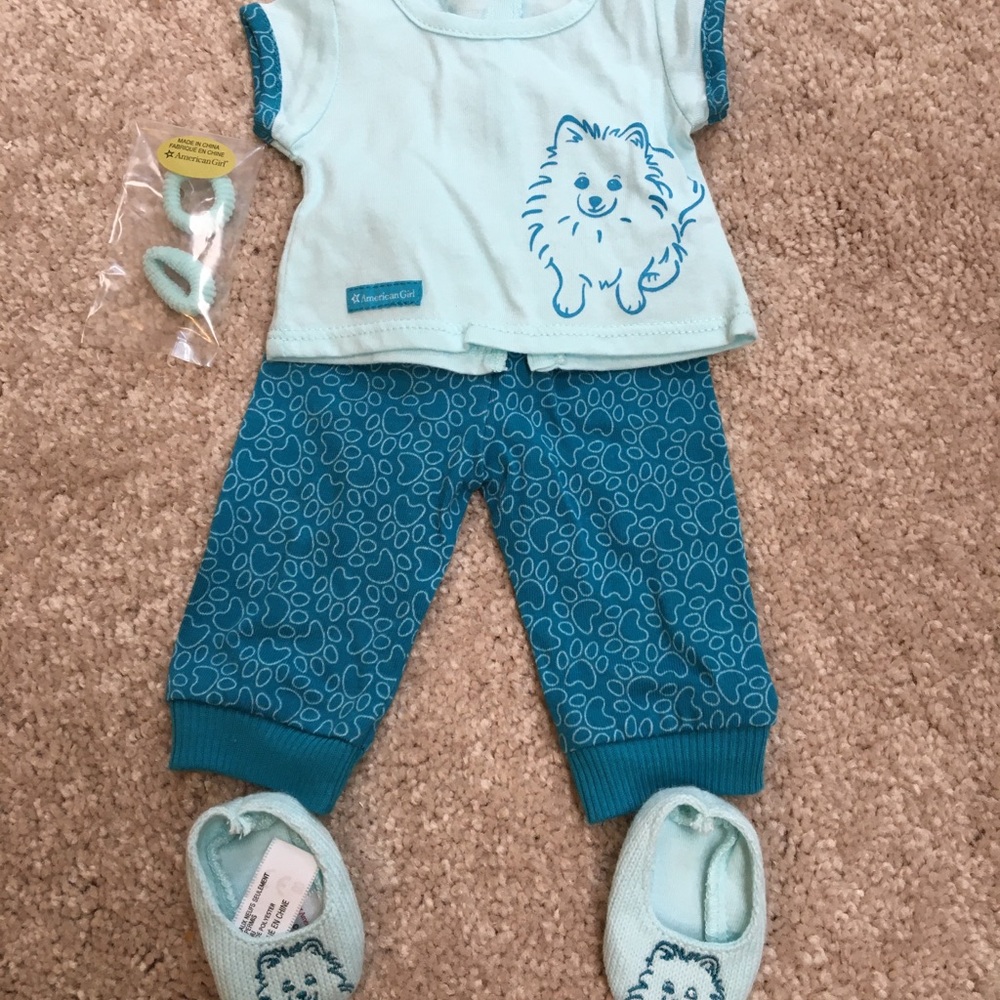 American Girl NWT Pomeranian PJ’s -no longer avail